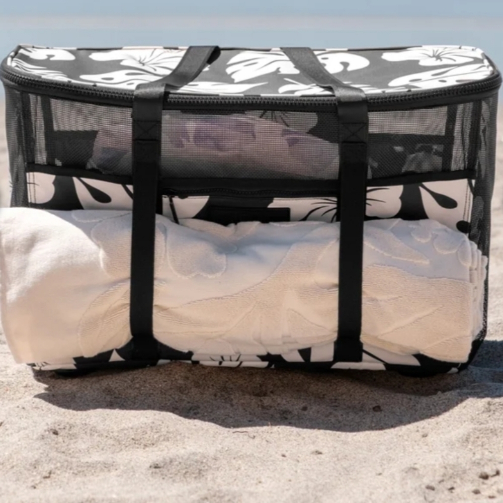 ALOHA Collection CleverMade Collapsible Beach Tote - Picture 4 of 8